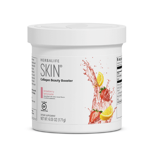 Herbalife SKIN Collagen: Strawberry Lemonade Canister 6.03 Oz.